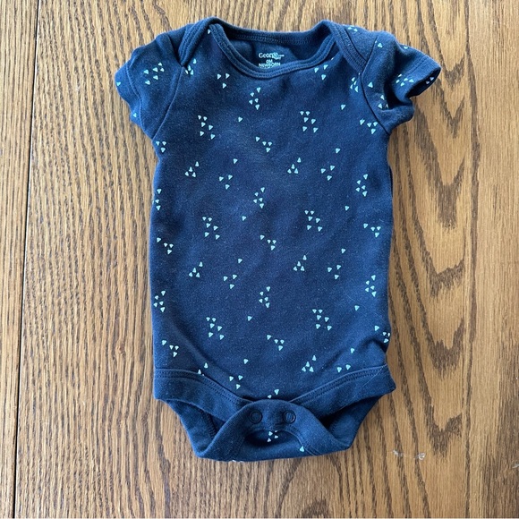 George Like New Cotton Short Sleeve Bodysuits, Set of 3, size 0-3 months - Picture 4 of 13